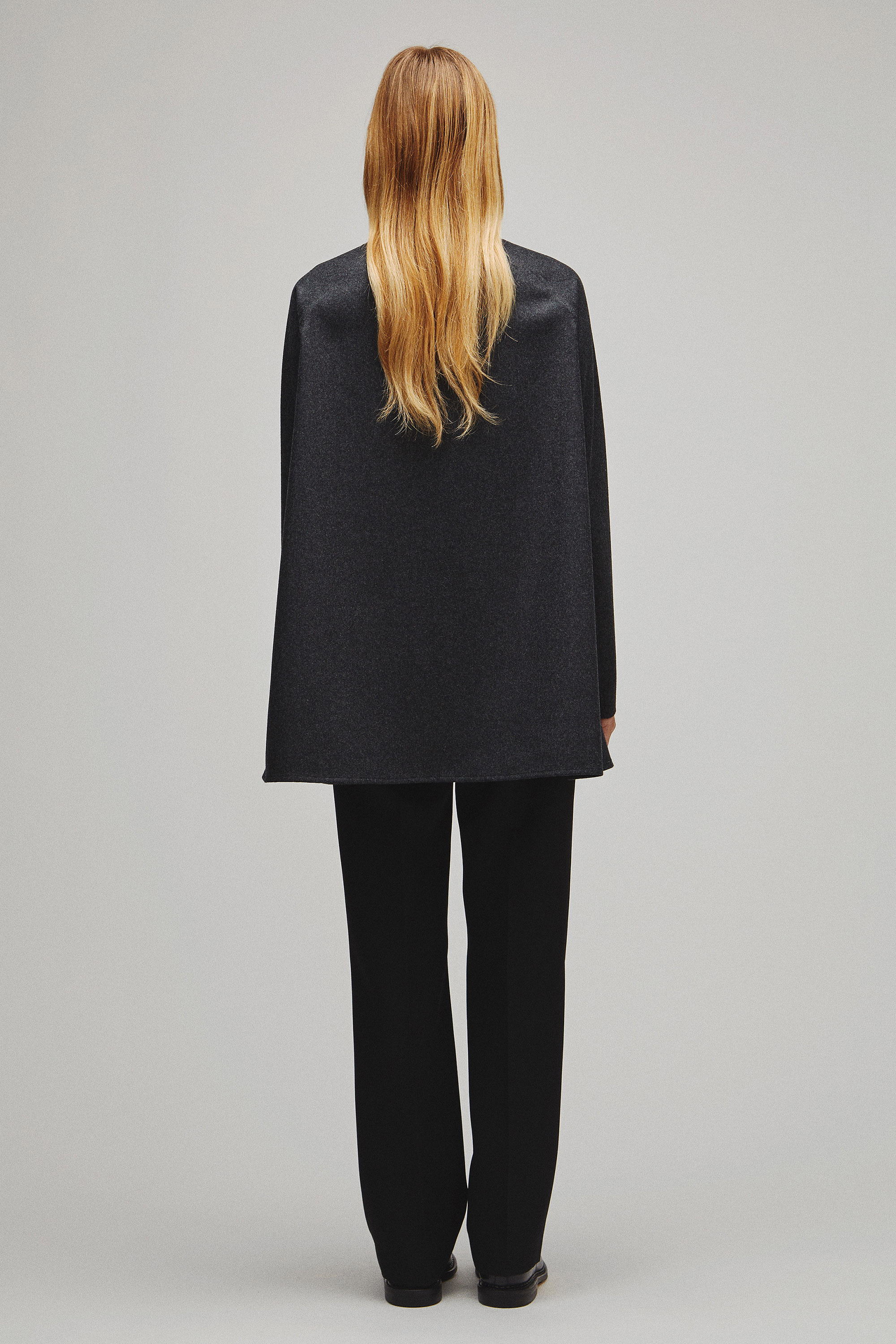 RERACS COLLARLESS A-LINE TUNIC