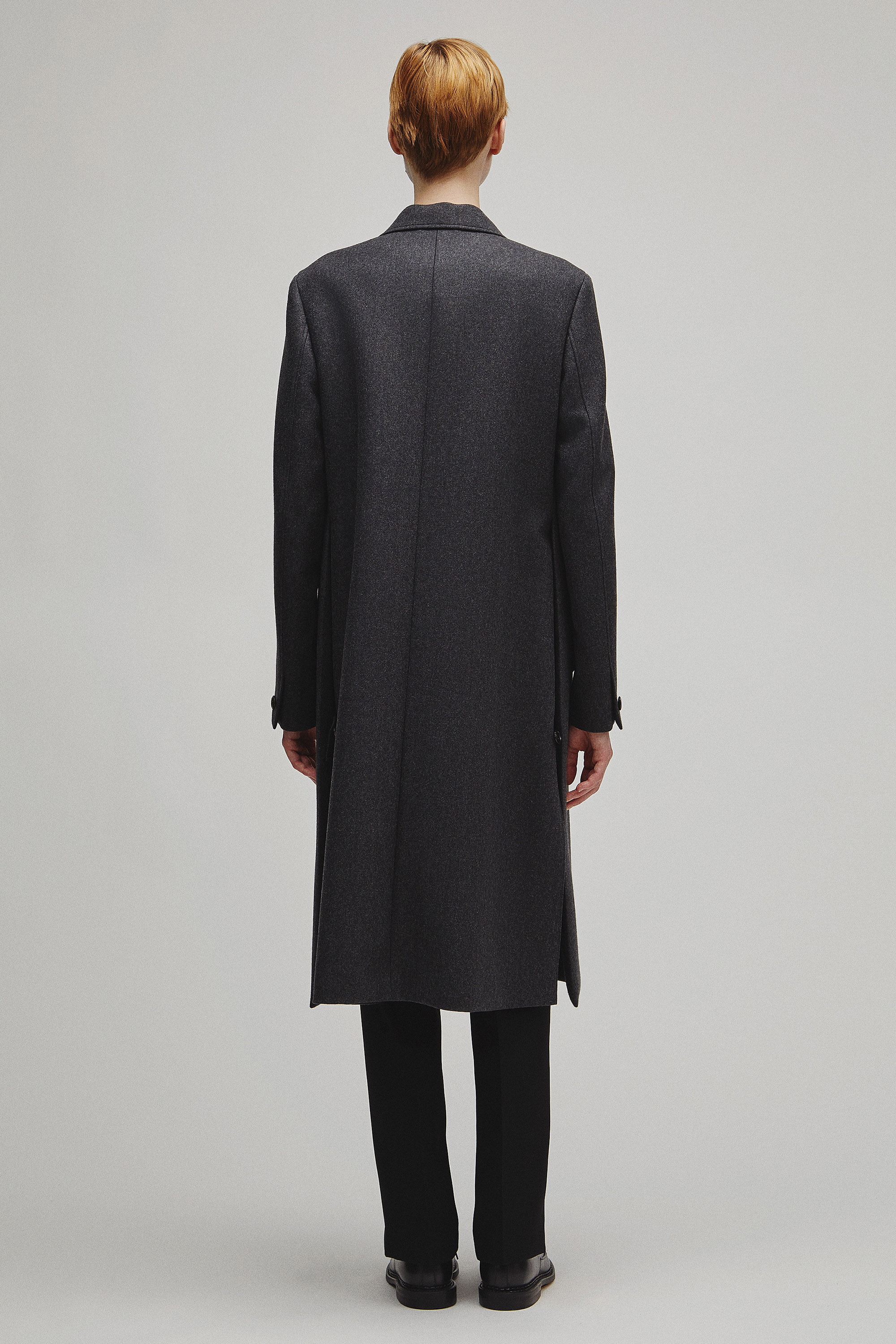 THE DOUBLE PEAKED TAILORED COAT