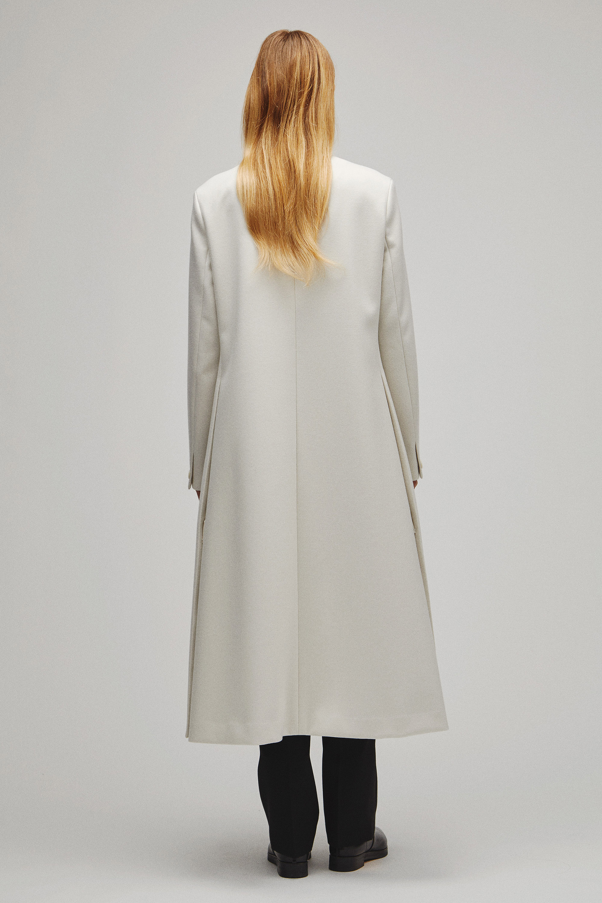RERACS NOTCHED A-LINE COAT