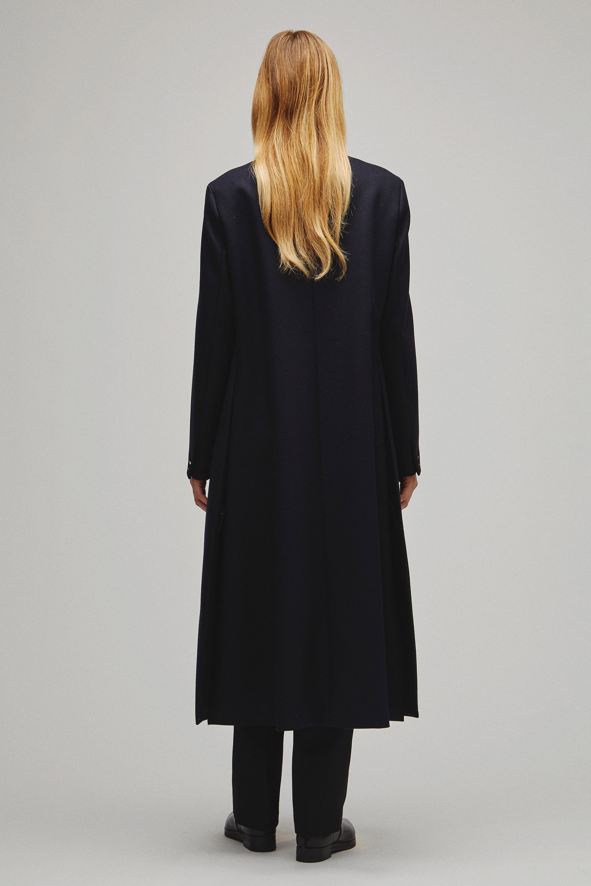 RERACS NOTCHED A-LINE COAT