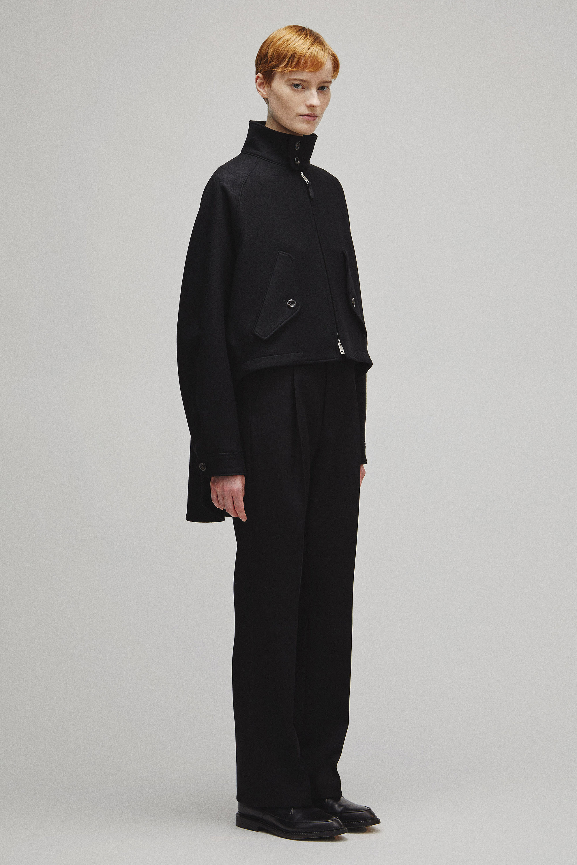 RERACS BACK TAIL HARRINGTON JACKET
