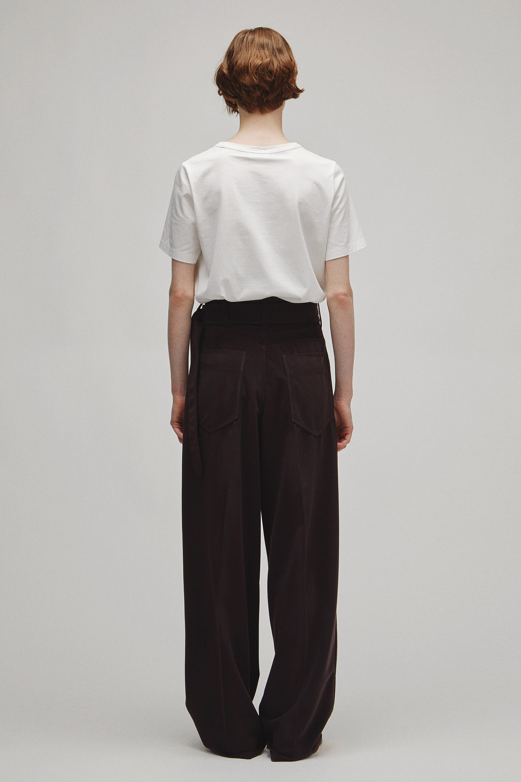 THE BELTED WIDE 5POCKET PANTS