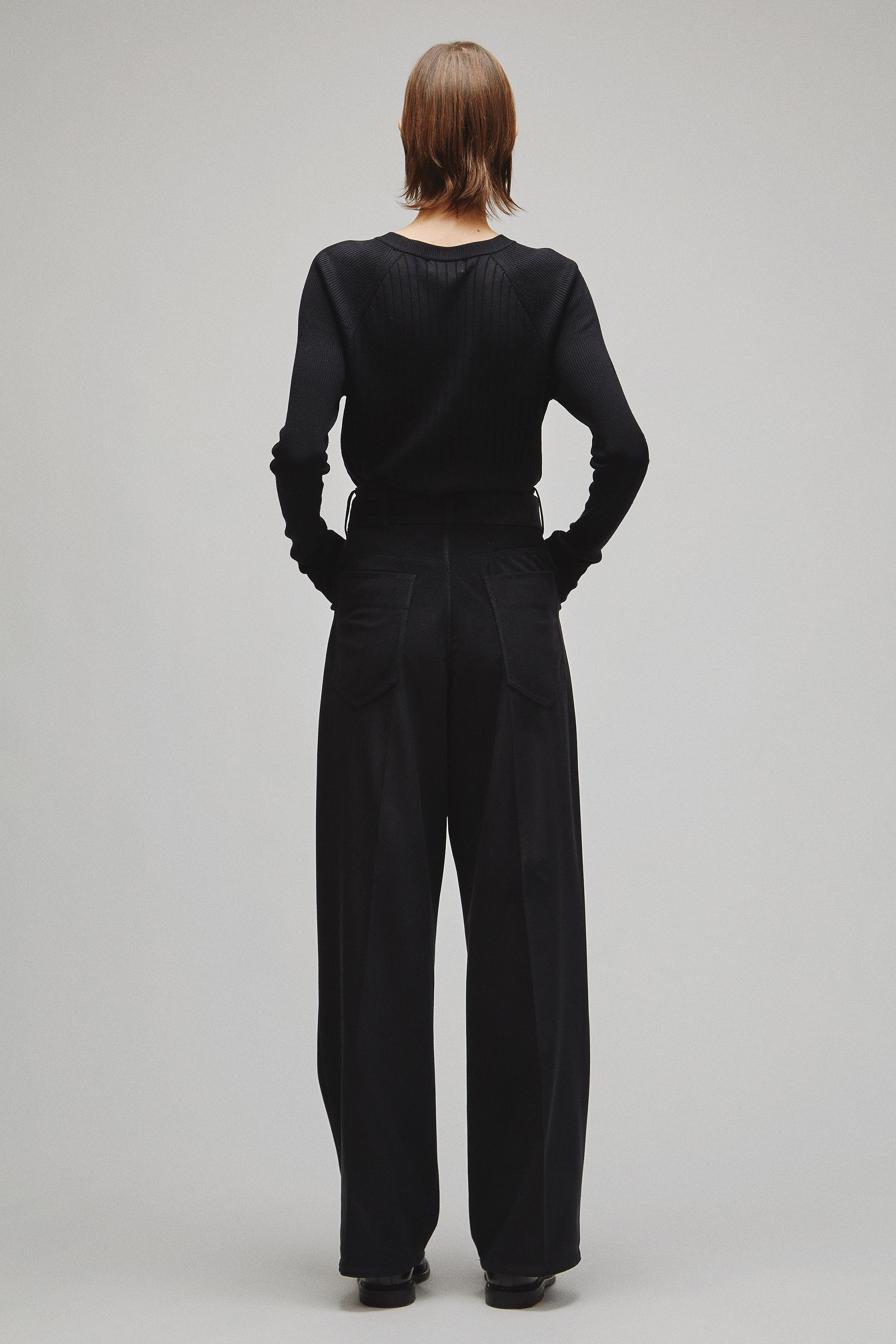 THE BELTED WIDE 5POCKET PANTS