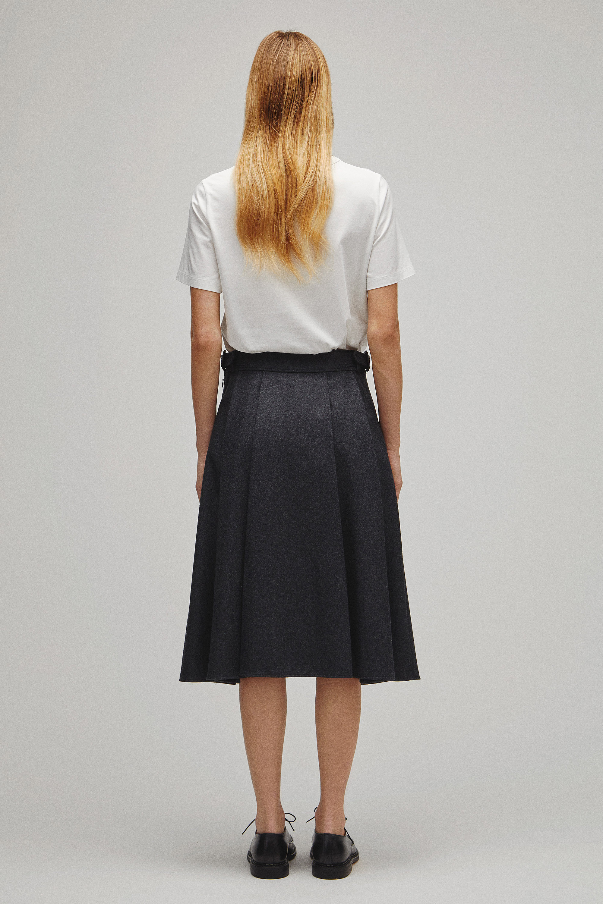 RERACS GURKHA TUCK SKIRT