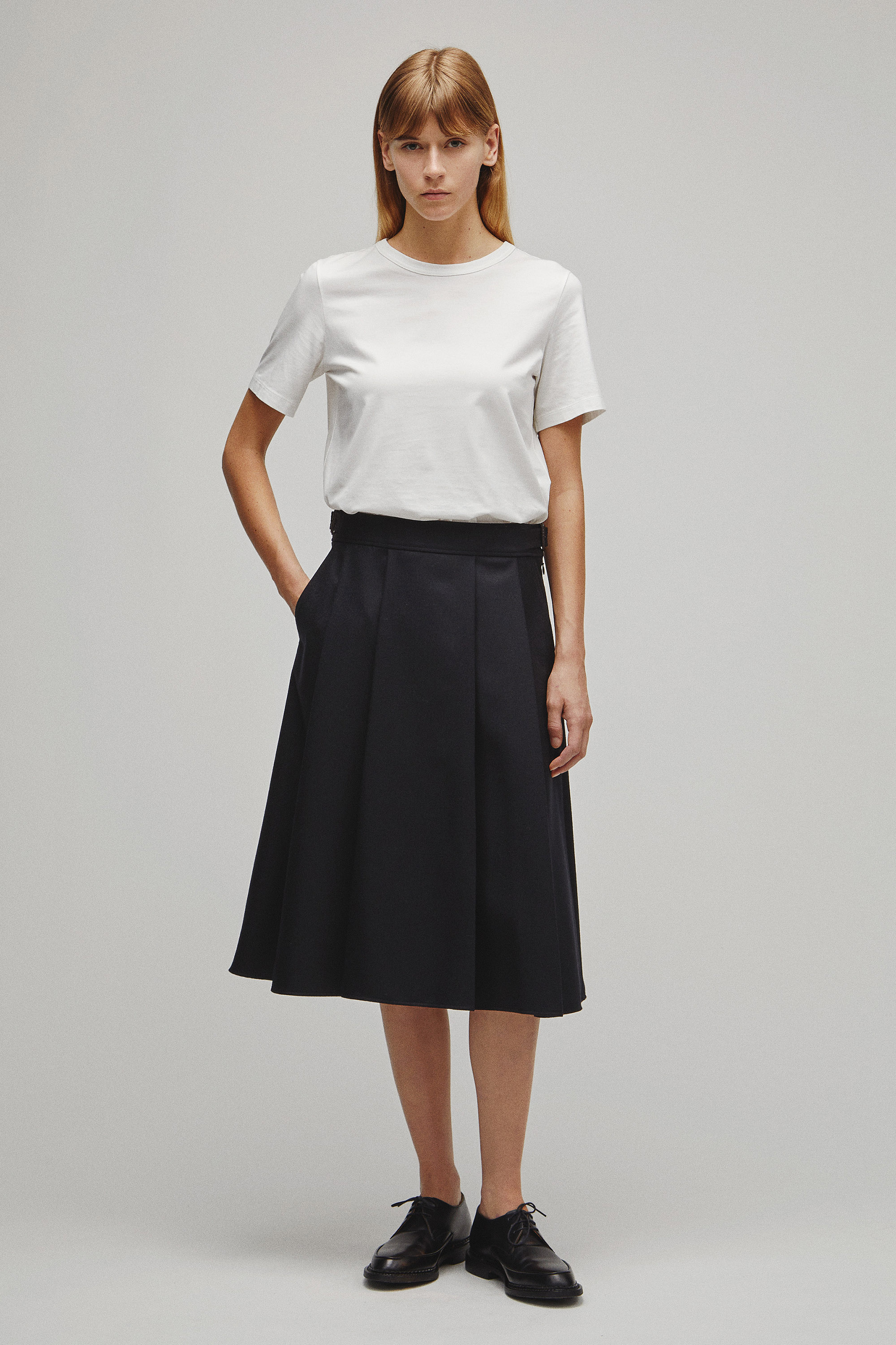RERACS GURKHA TUCK SKIRT