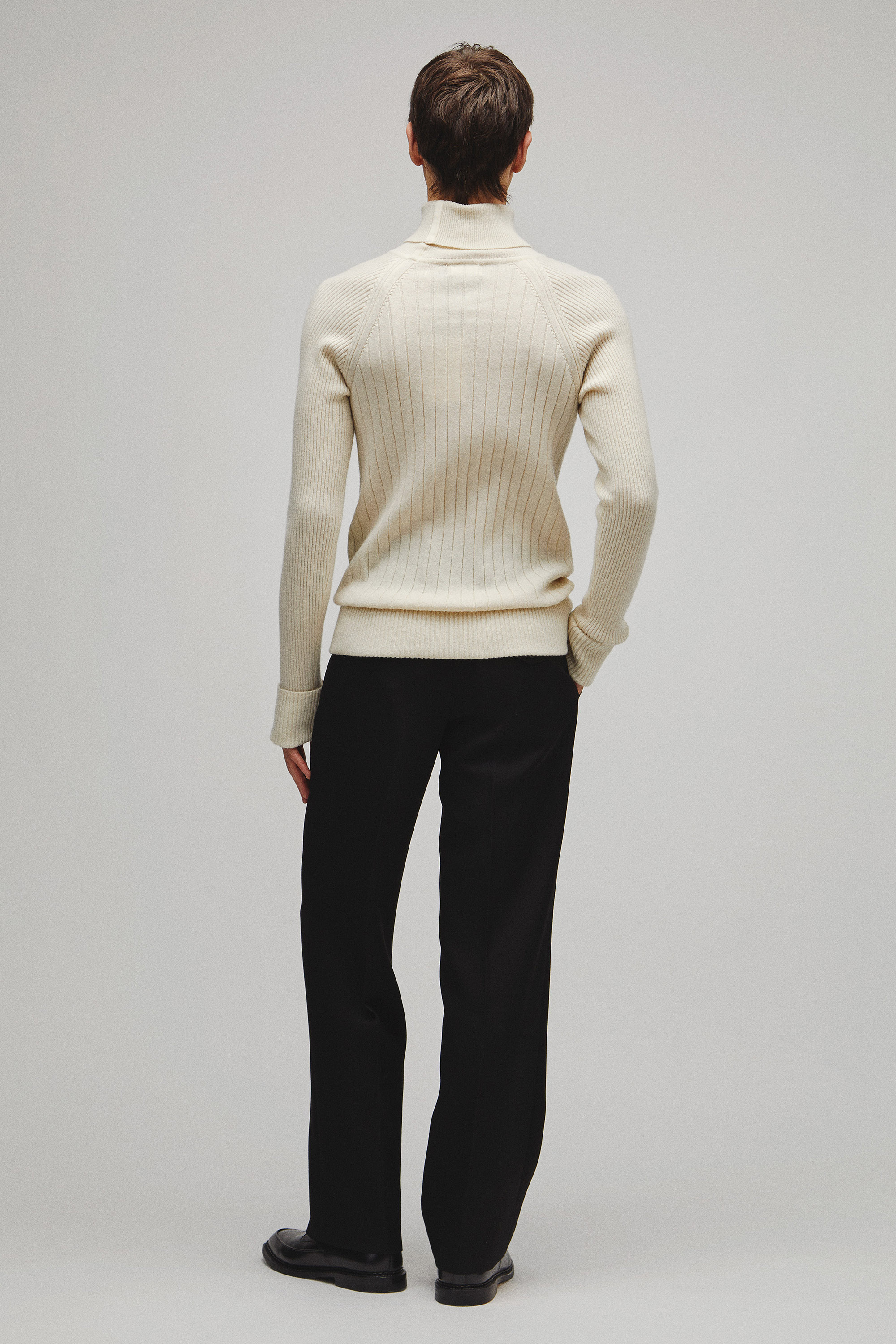 RERACS RAGLAN TURTLE NECK PULLOVER KNIT