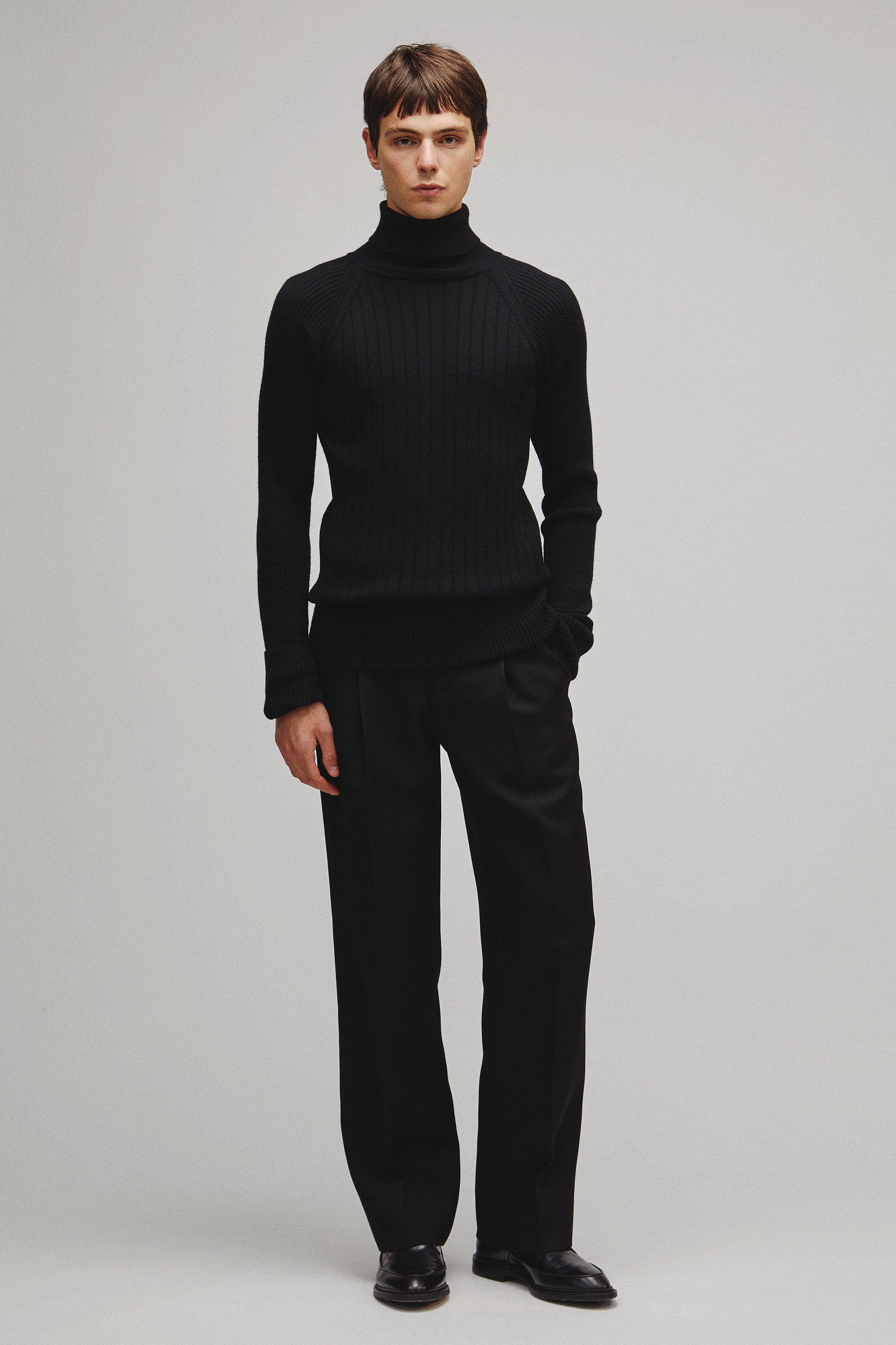 RERACS RAGLAN TURTLE NECK PULLOVER KNIT