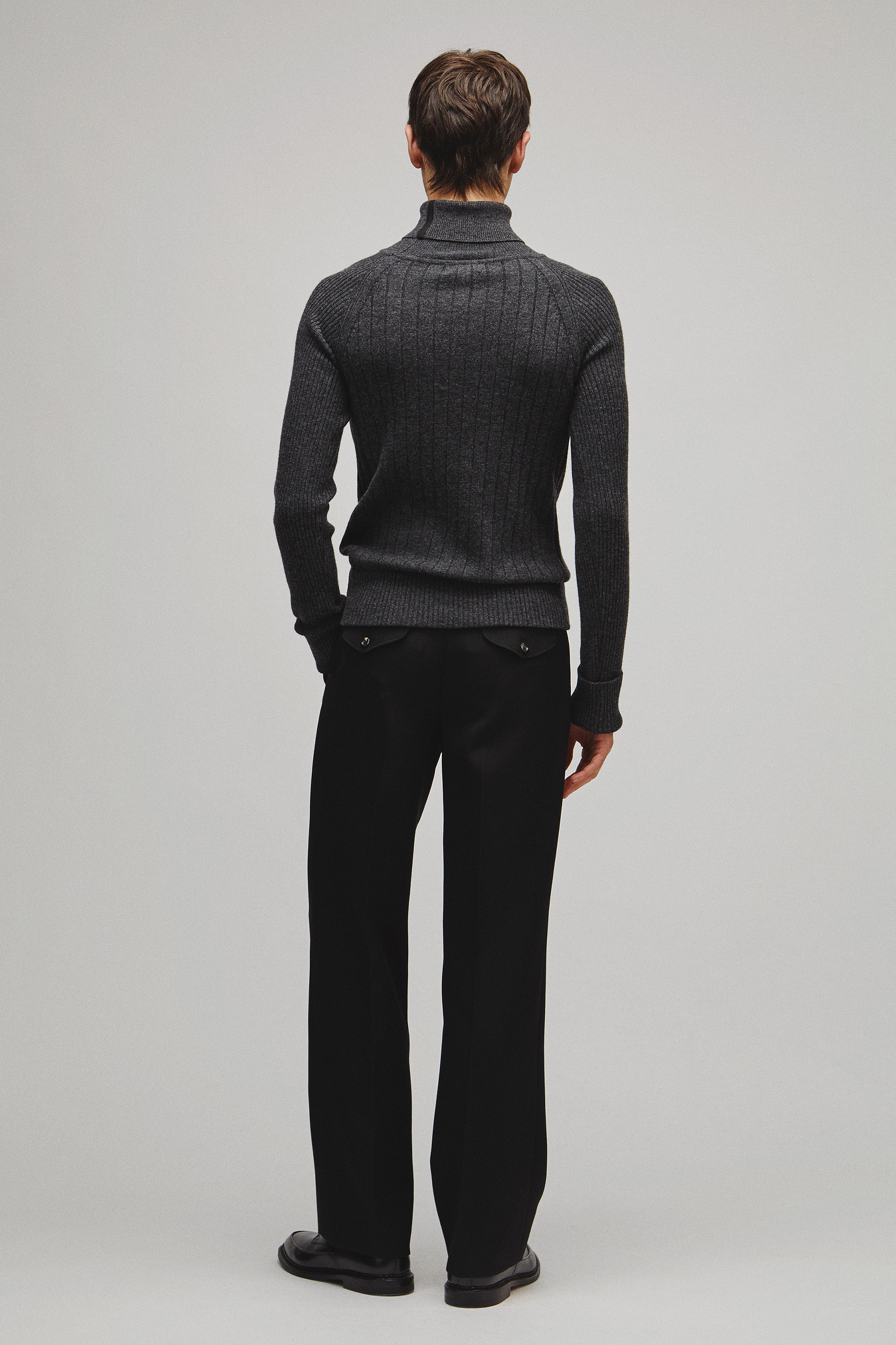RERACS RAGLAN TURTLE NECK PULLOVER KNIT
