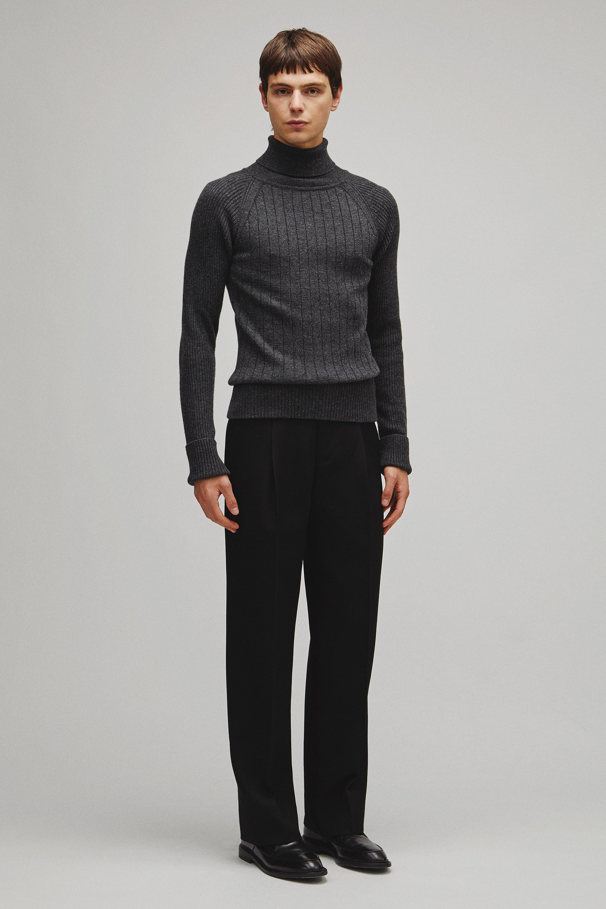 RERACS RAGLAN TURTLE NECK PULLOVER KNIT