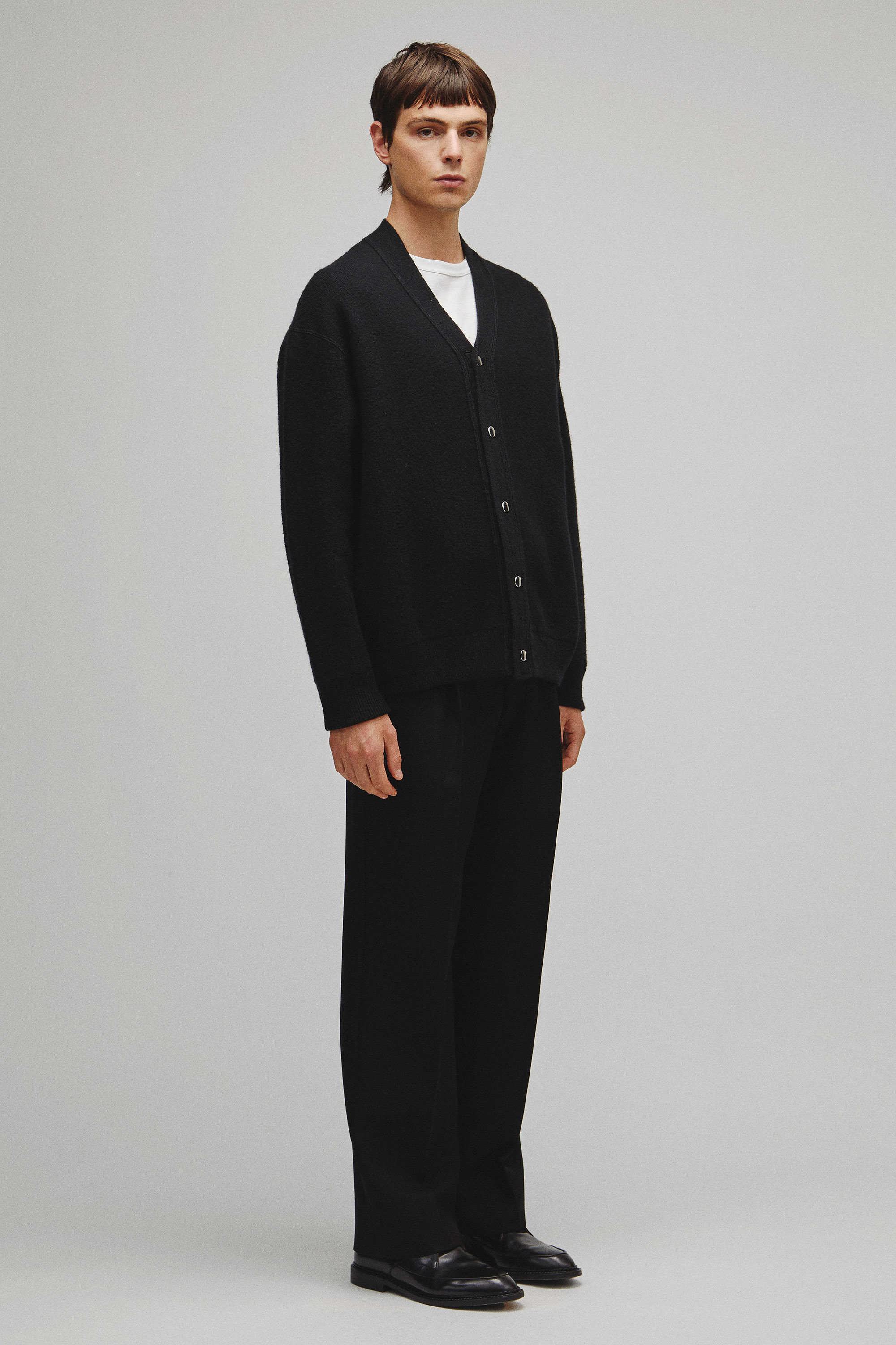 RERACS SNAP BUTTON KNIT CARDIGAN