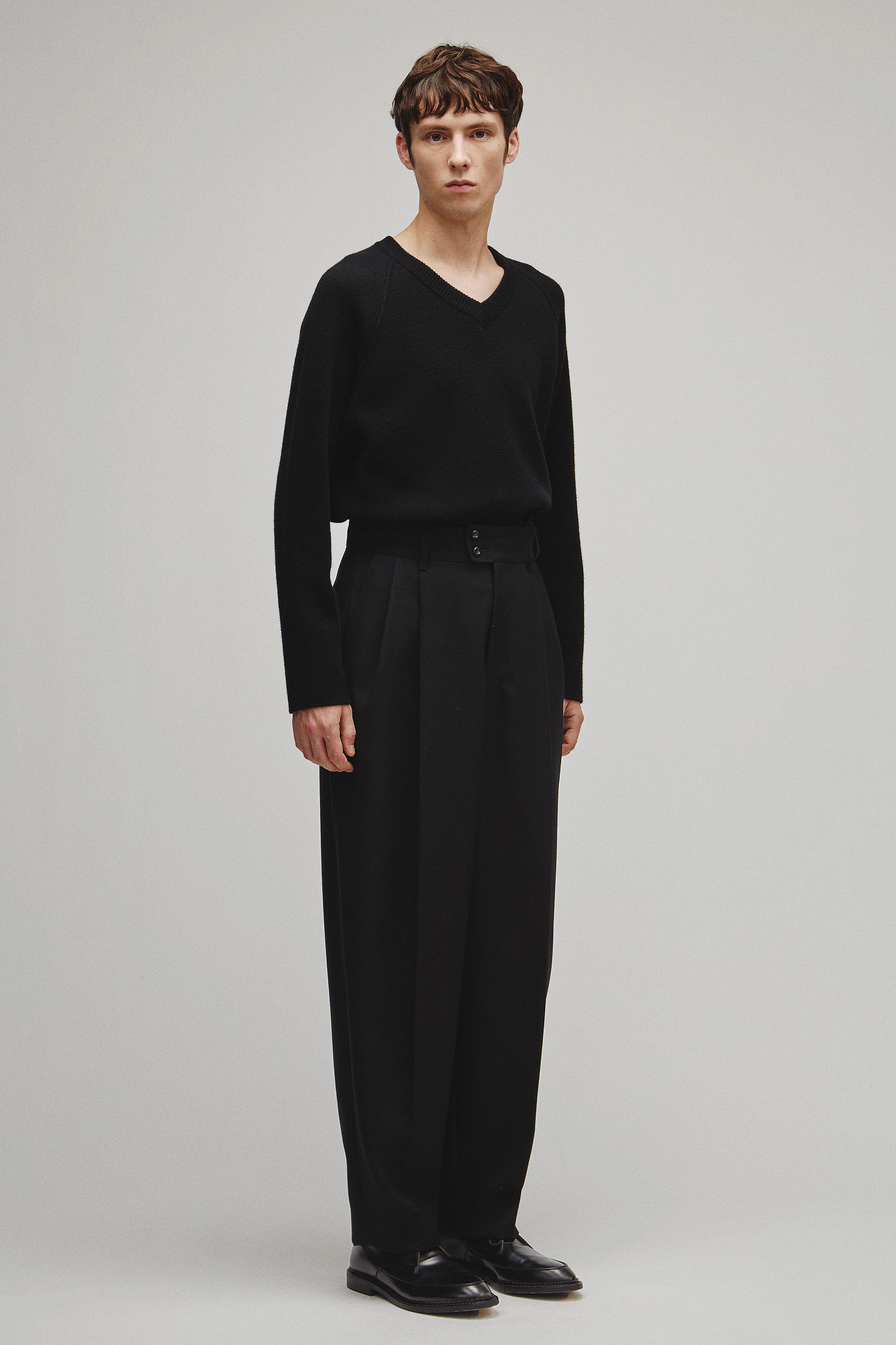 RERACS DEEP TUCK WIDE SLACKS