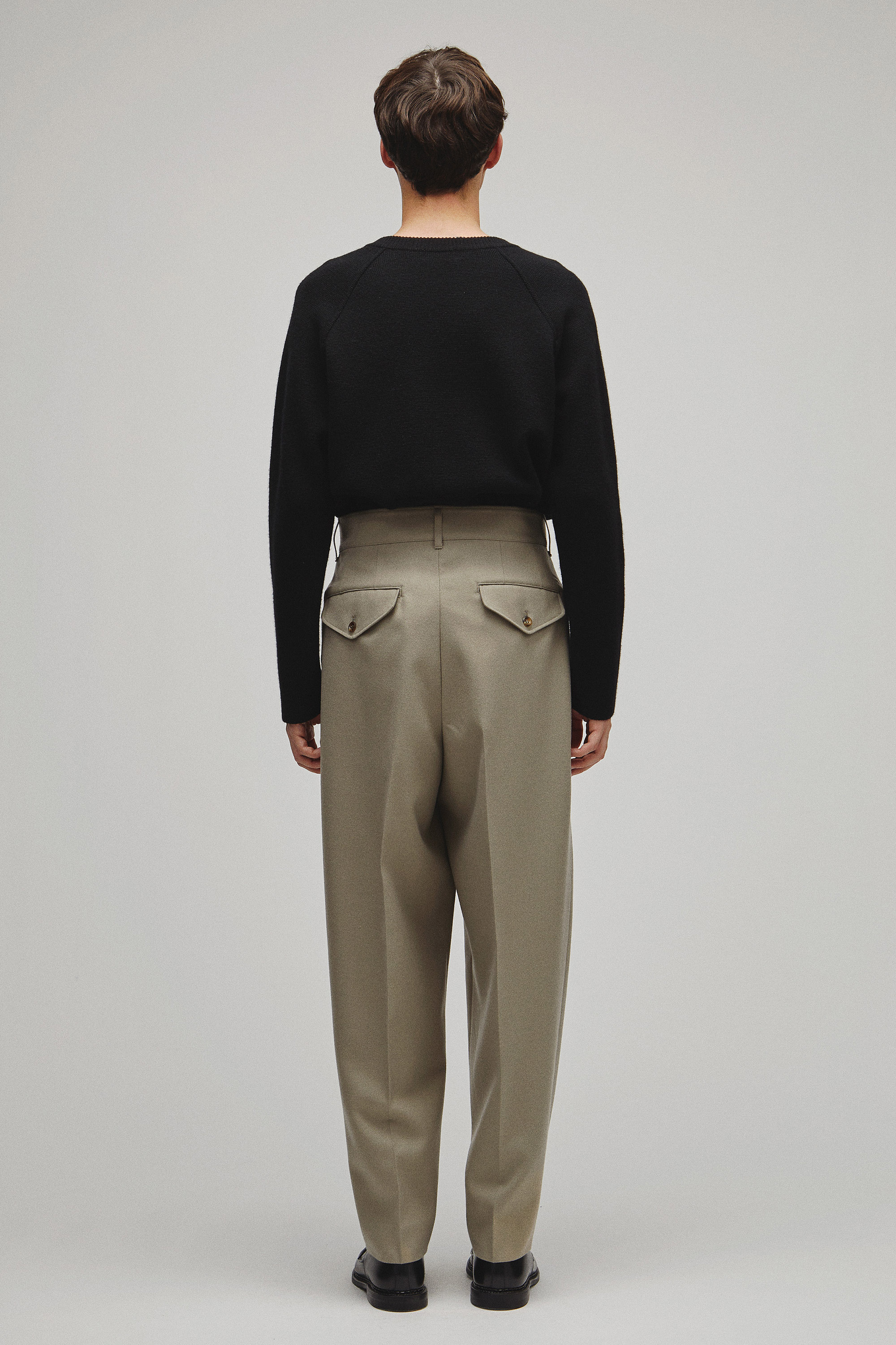 RERACS DEEP TUCK WIDE SLACKS
