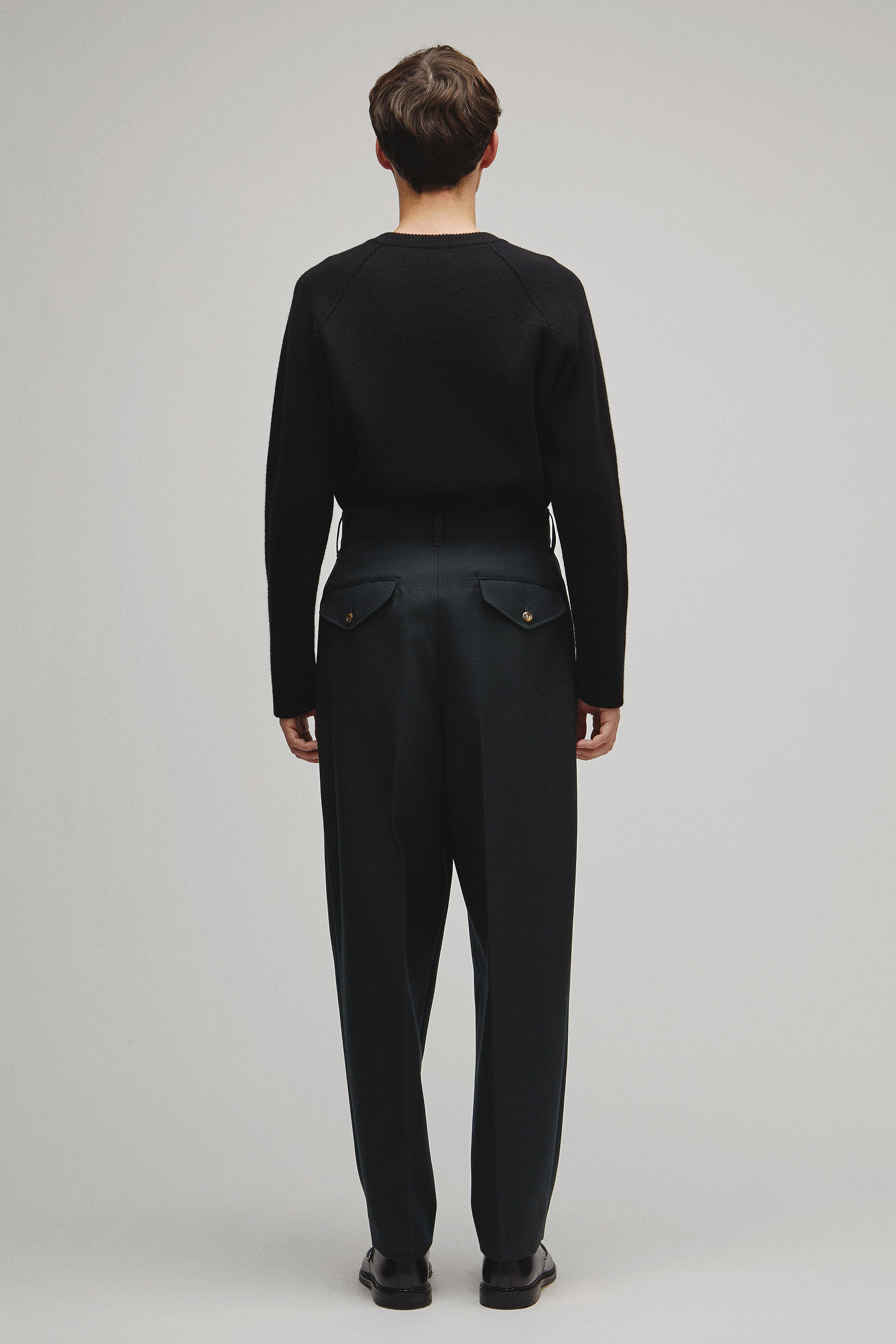 RERACS DEEP TUCK WIDE SLACKS