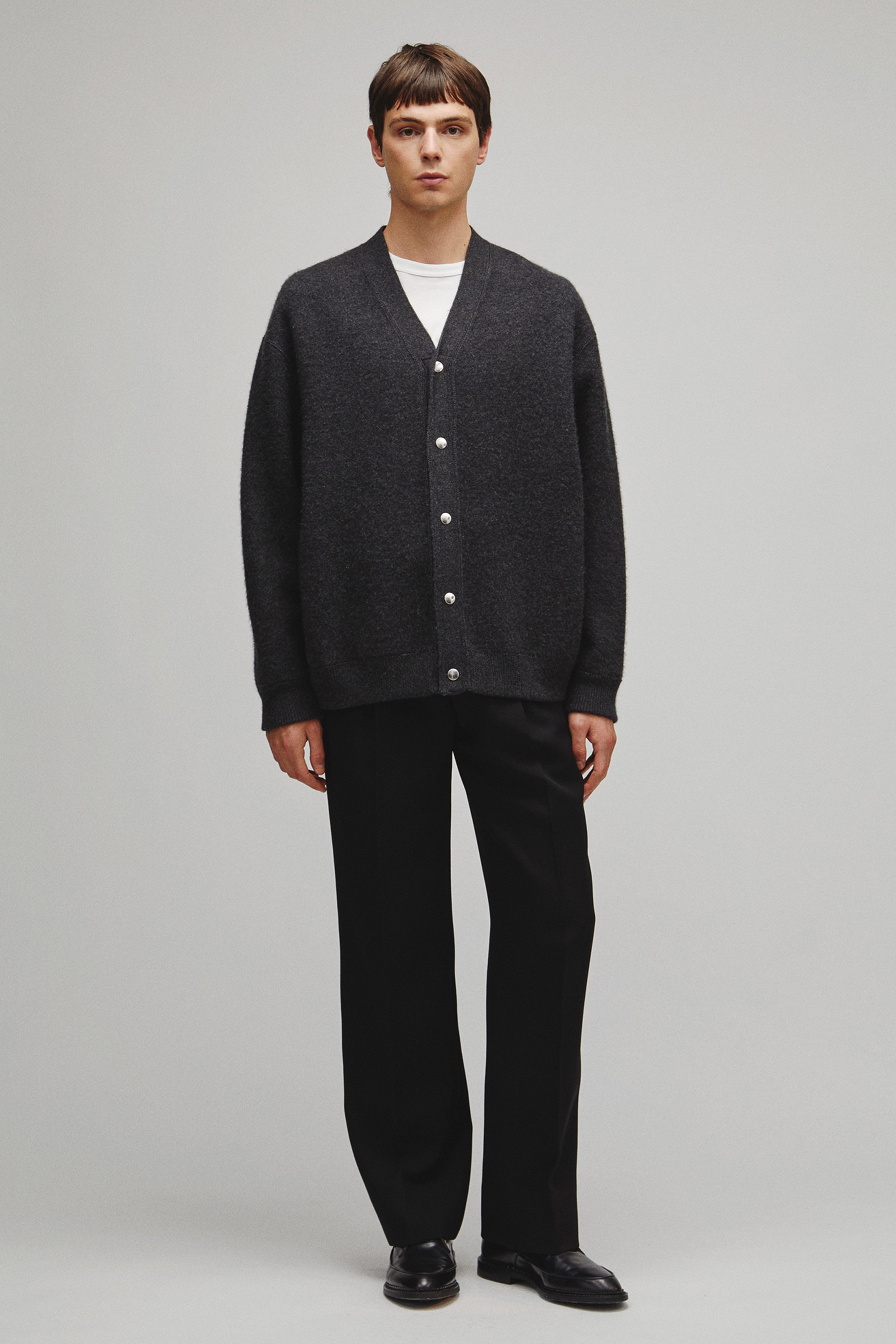 RERACS SNAP BUTTON KNIT CARDIGAN