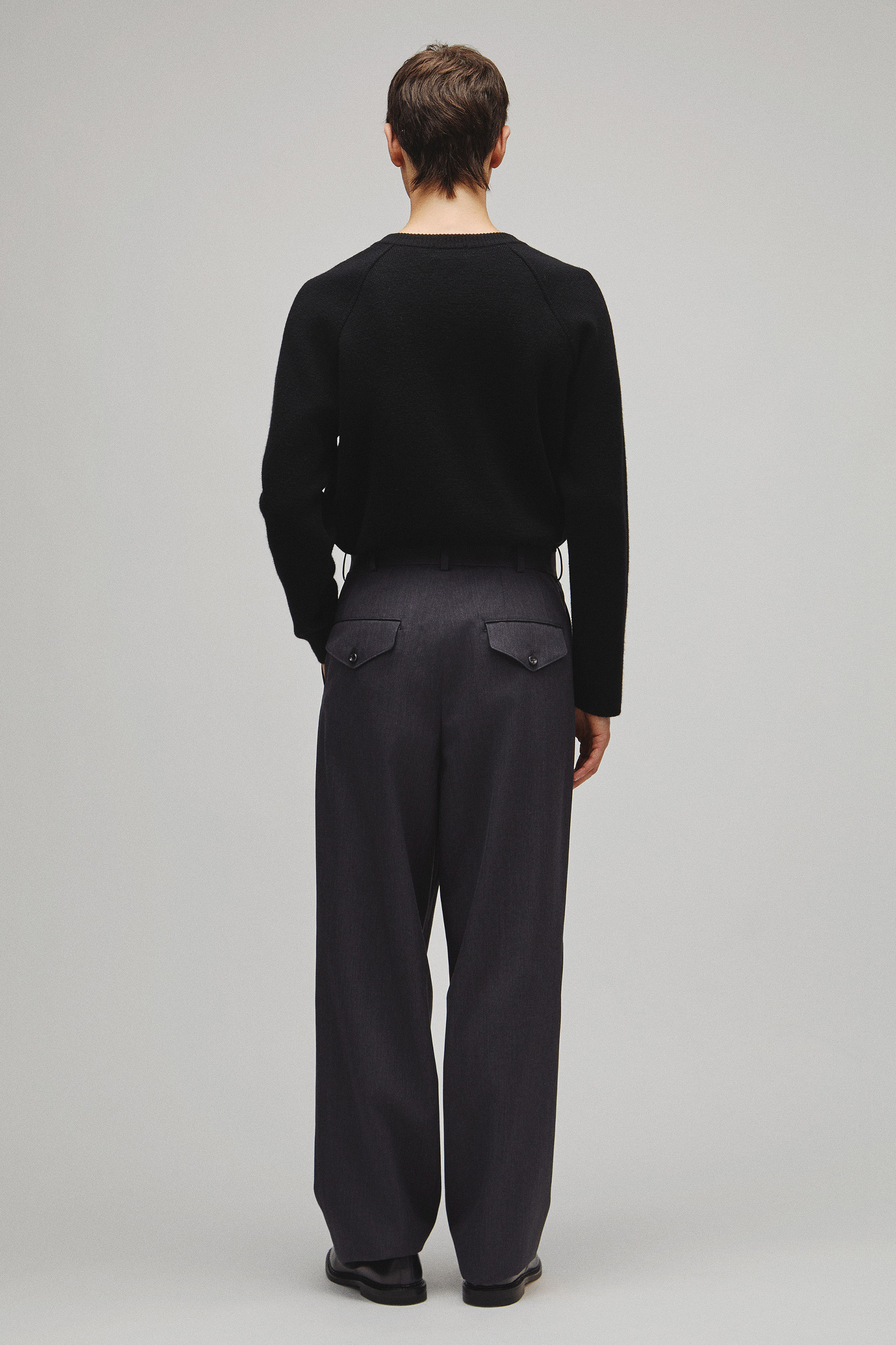 RERACS 2 TUCK WIDE SLACKS