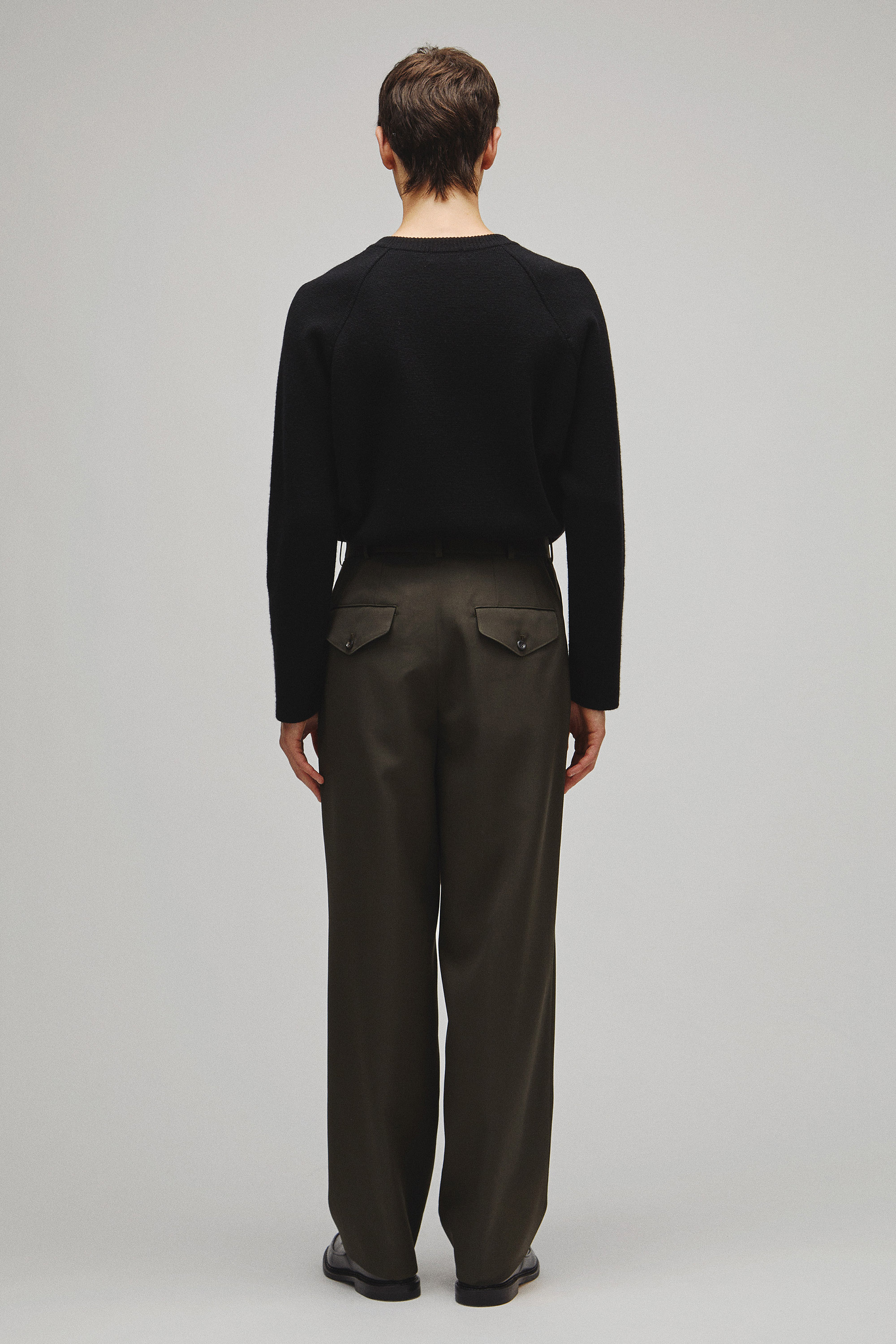 RERACS 2 TUCK WIDE SLACKS