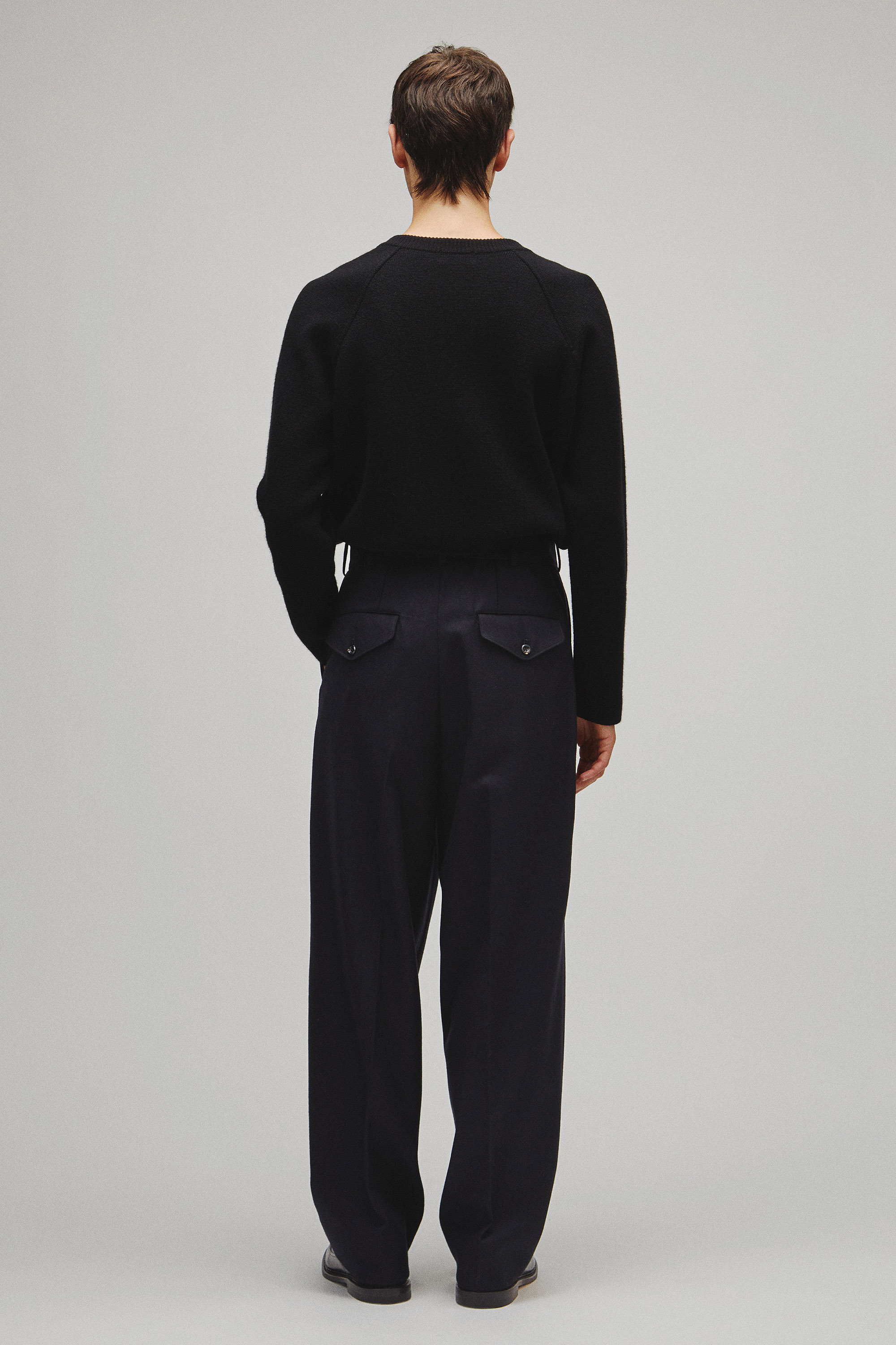 RERACS 2 TUCK WIDE SLACKS
