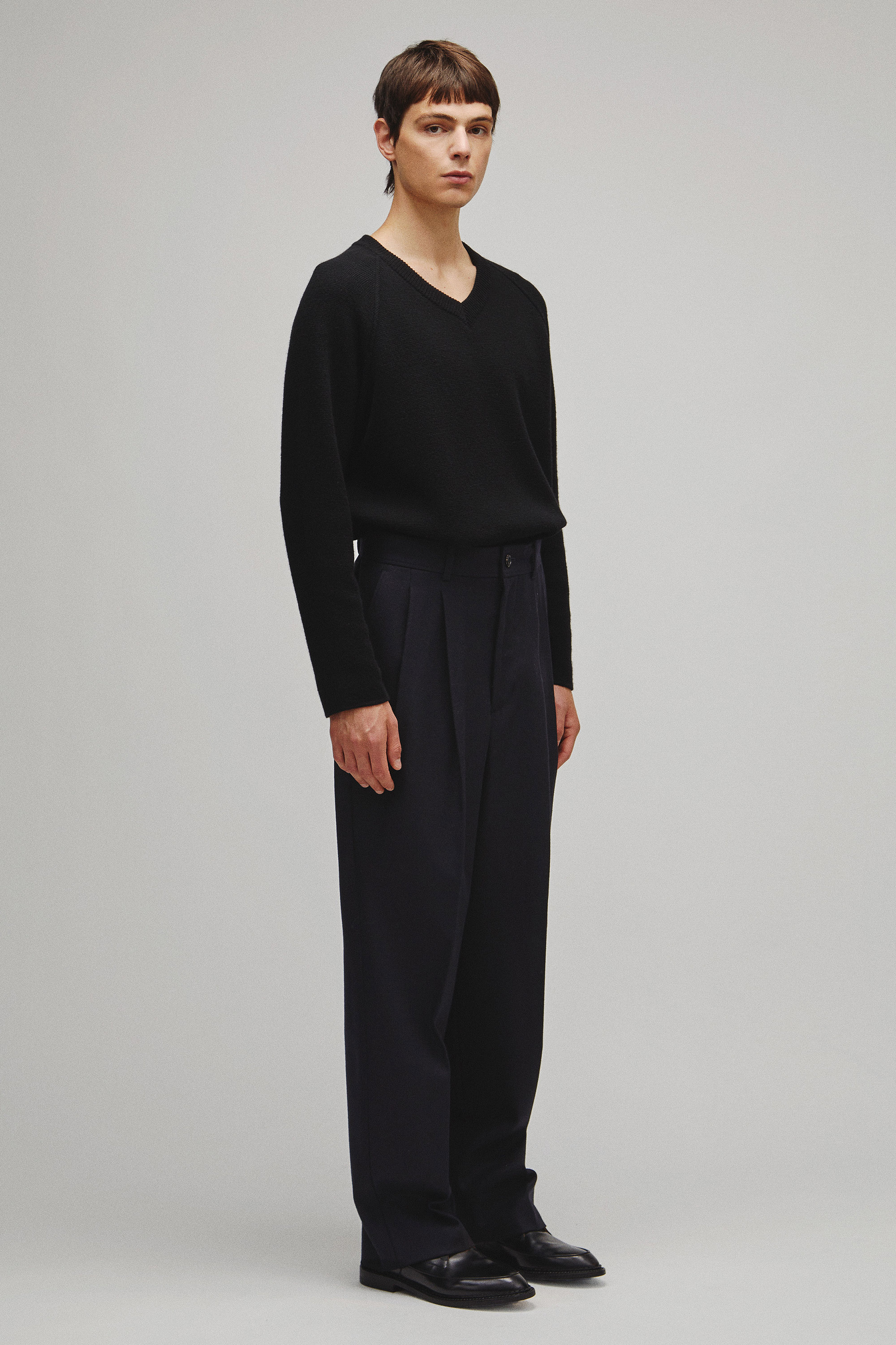 RERACS 2 TUCK WIDE SLACKS