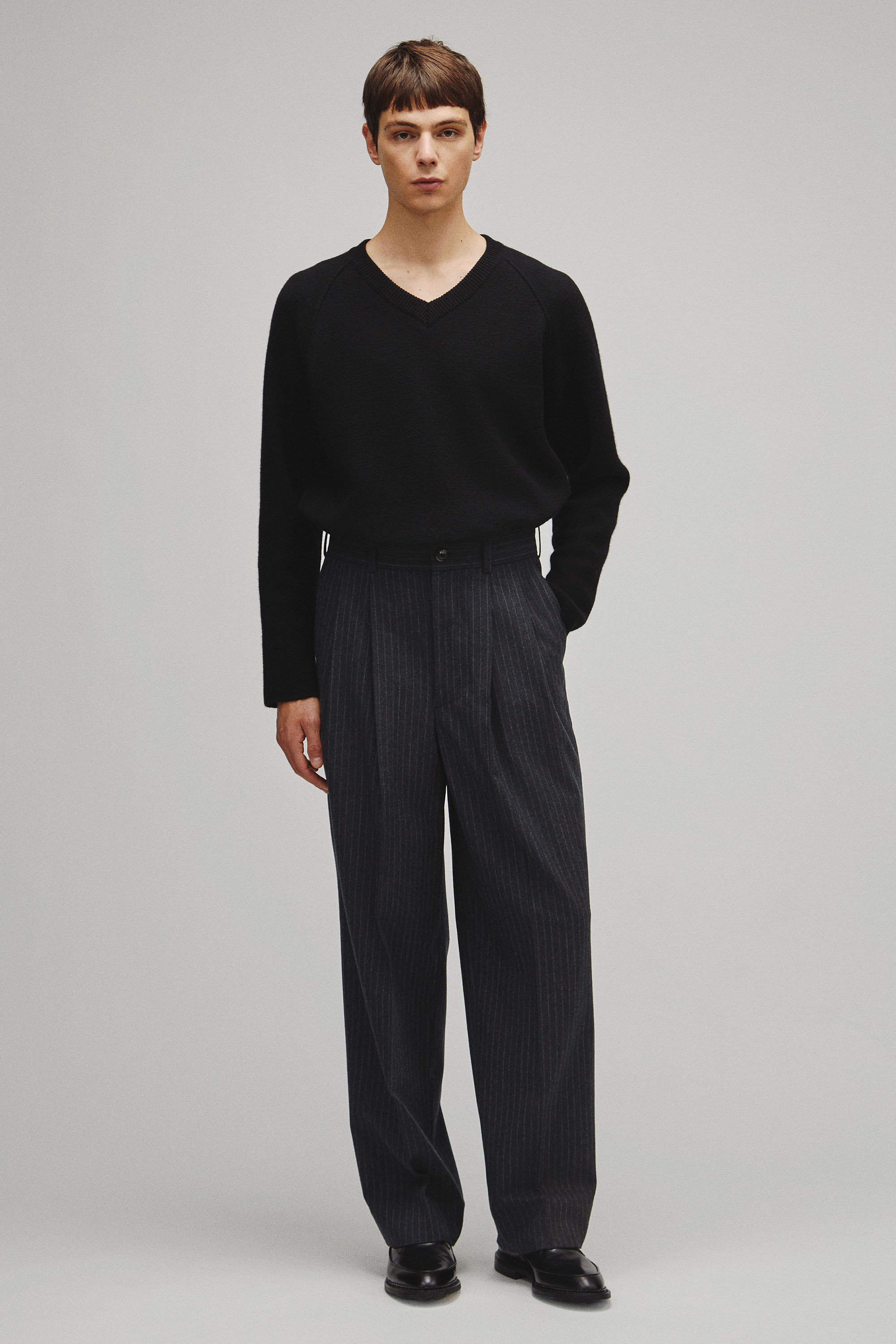RERACS 2 TUCK WIDE SLACKS