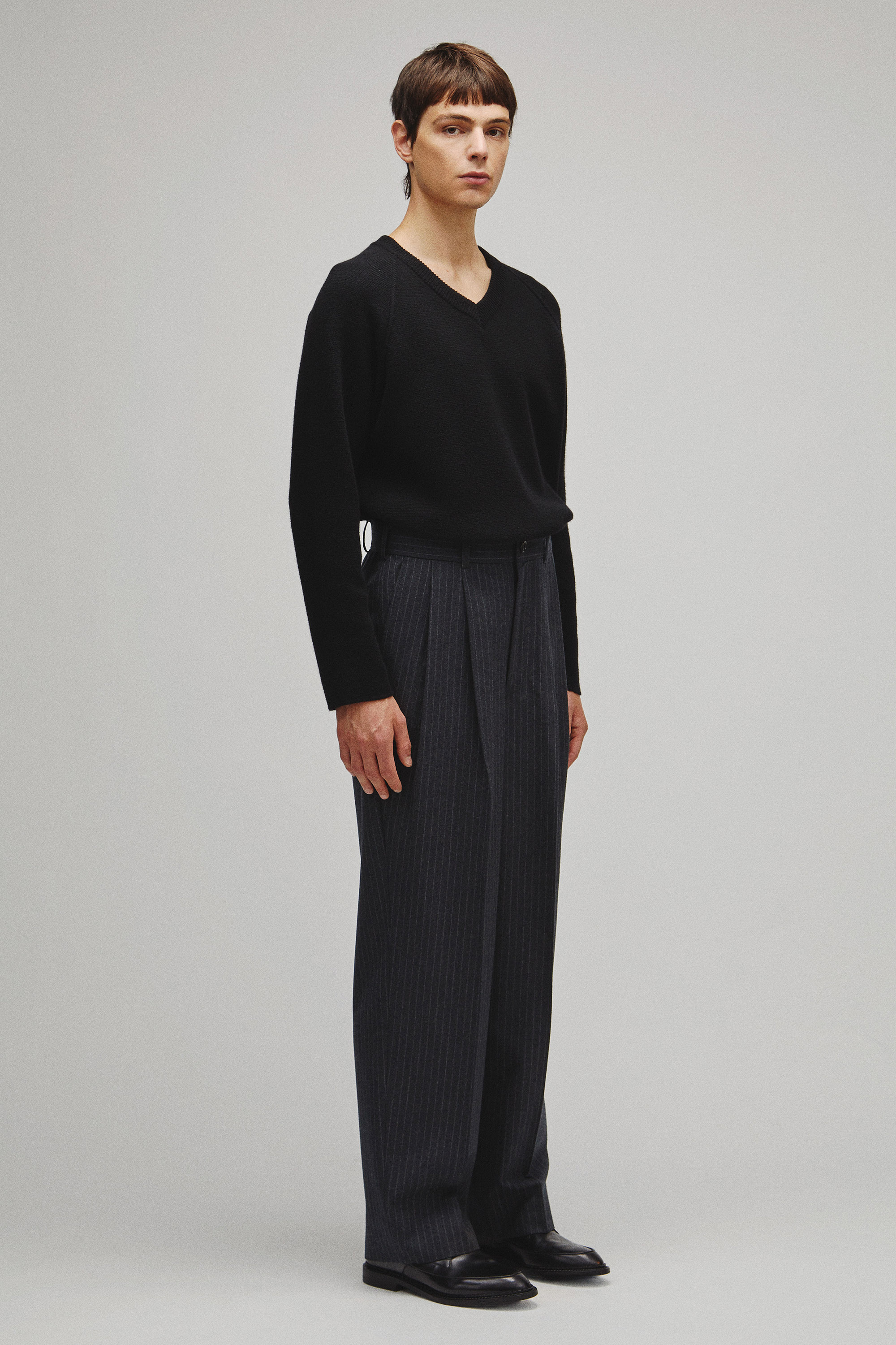 RERACS 2 TUCK WIDE SLACKS