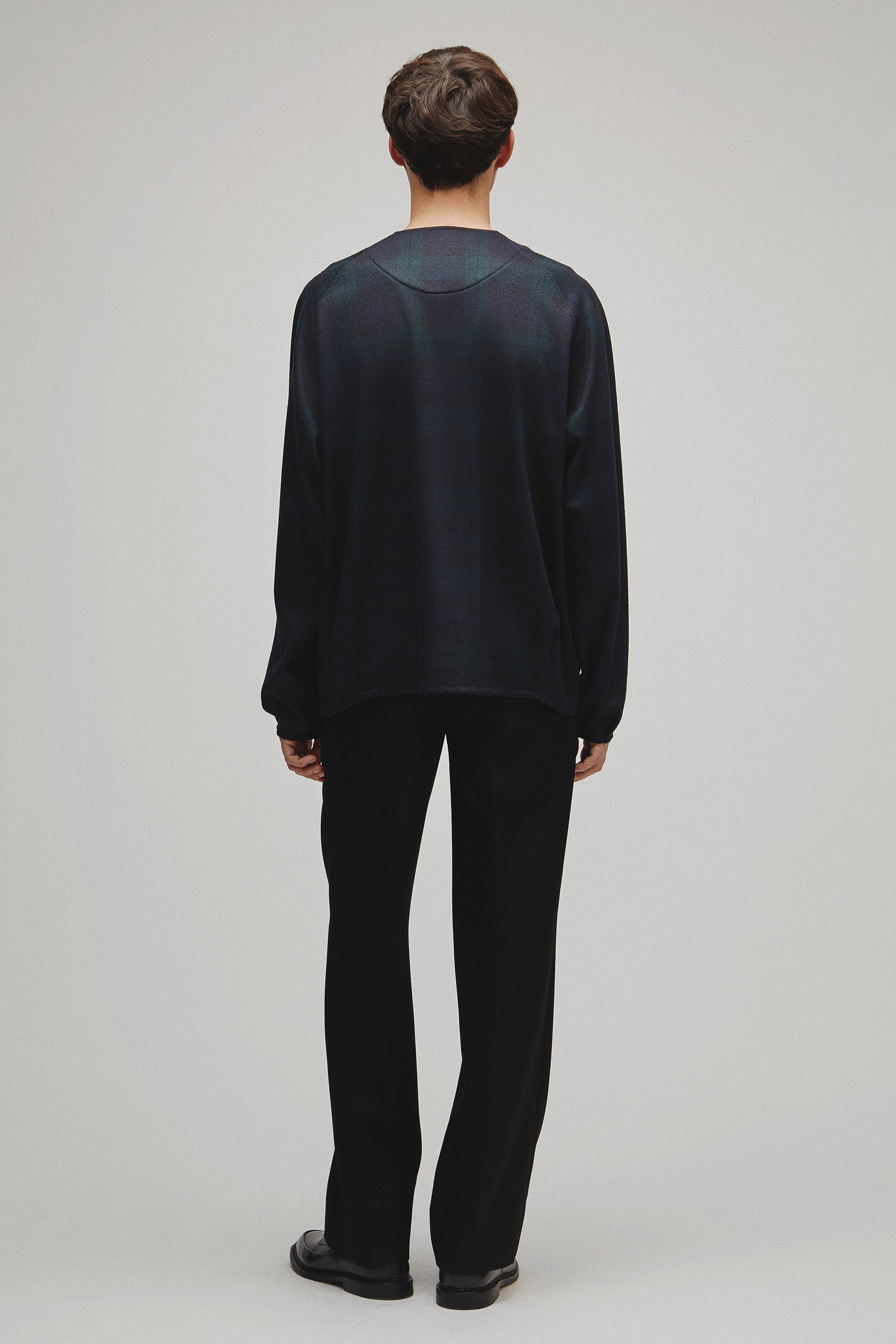 RERACS COLLARLESS CARDIGAN