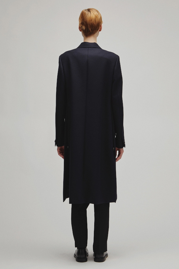 THE DOUBLE PEAKED TAILORED COAT