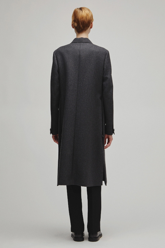 THE DOUBLE PEAKED TAILORED COAT