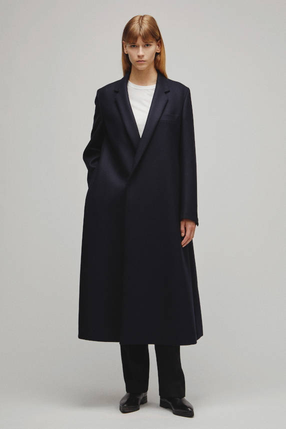 RERACS NOTCHED A-LINE COAT