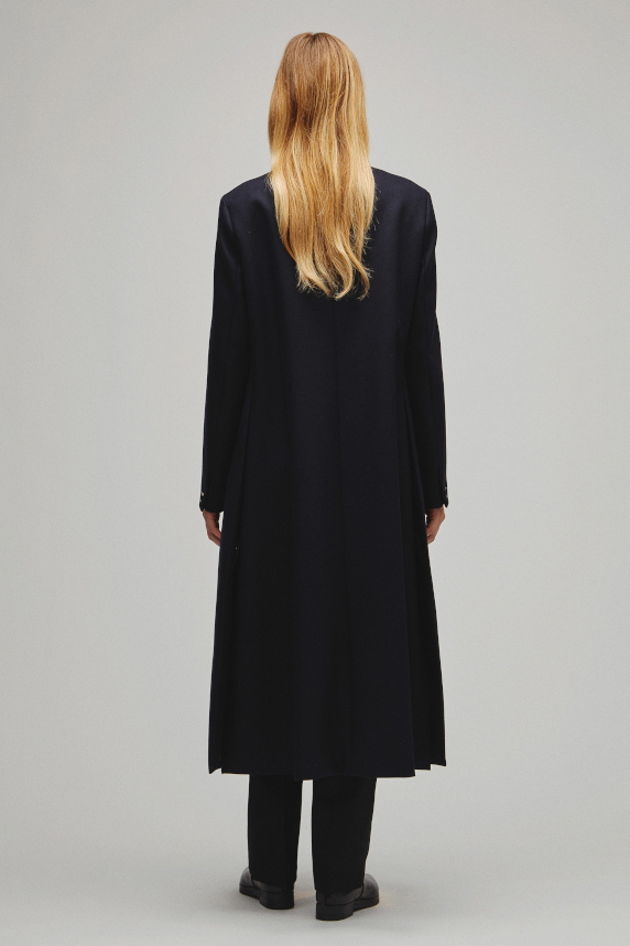 RERACS NOTCHED A-LINE COAT