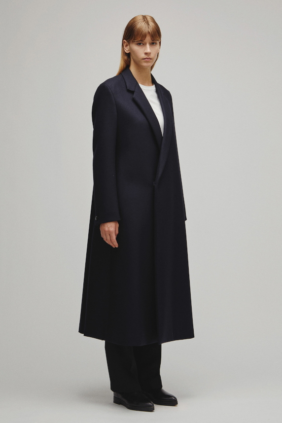 RERACS NOTCHED A-LINE COAT