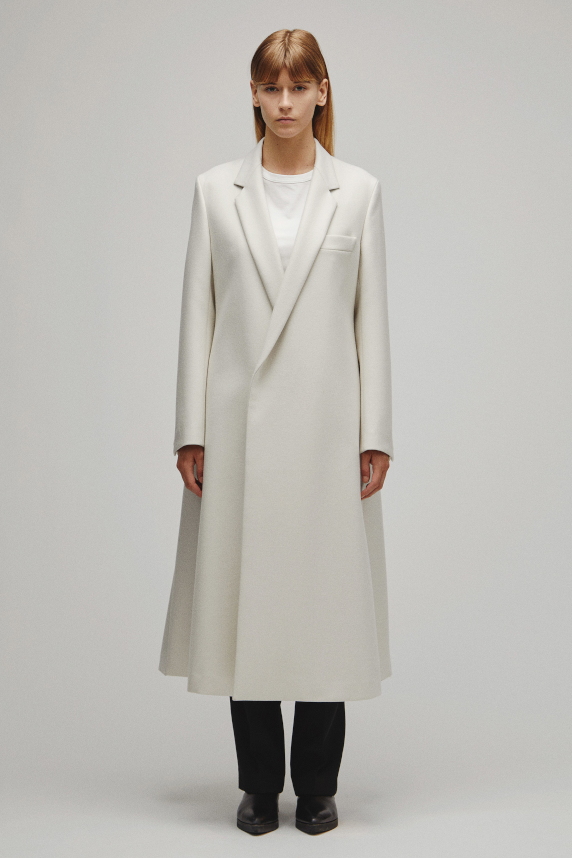 RERACS NOTCHED A-LINE COAT