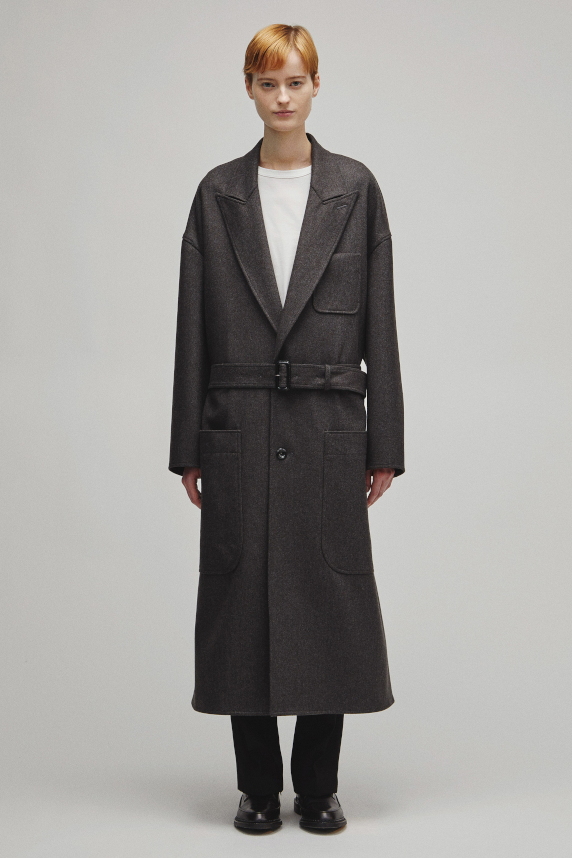 RERACS PEAKED LAPEL SHIRT COAT