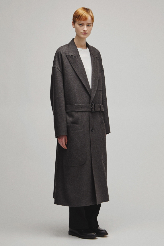 RERACS PEAKED LAPEL SHIRT COAT