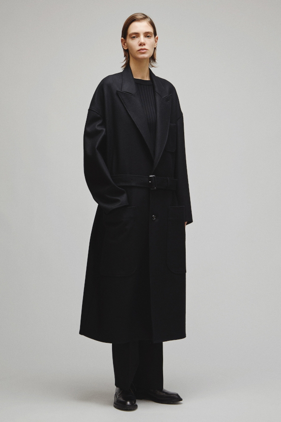 RERACS PEAKED LAPEL SHIRT COAT