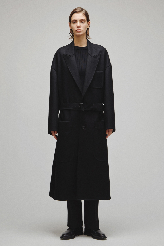 RERACS PEAKED LAPEL SHIRT COAT