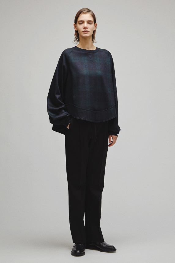 RERACS A-LINE SHORT RAGLAN SWEAT