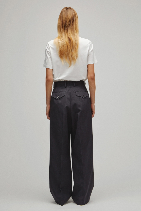 RERACS DARTS WIDE SLACKS