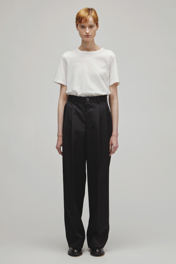 RERACS 2 TUCK WIDE SLACKS