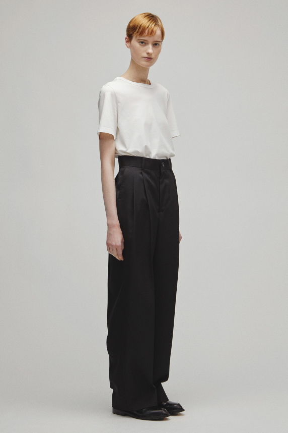 RERACS 2 TUCK WIDE SLACKS