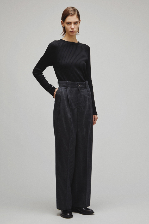 RERACS 2 TUCK WIDE SLACKS