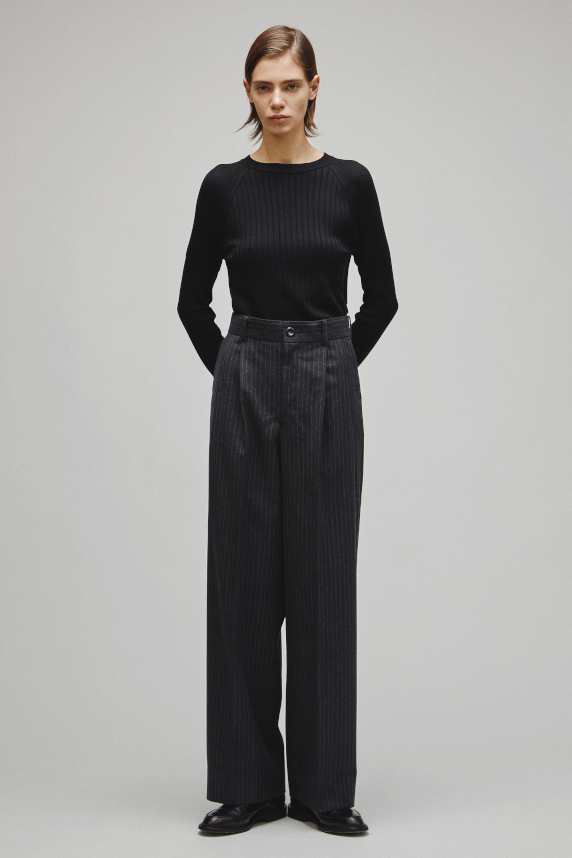 RERACS 2 TUCK WIDE SLACKS