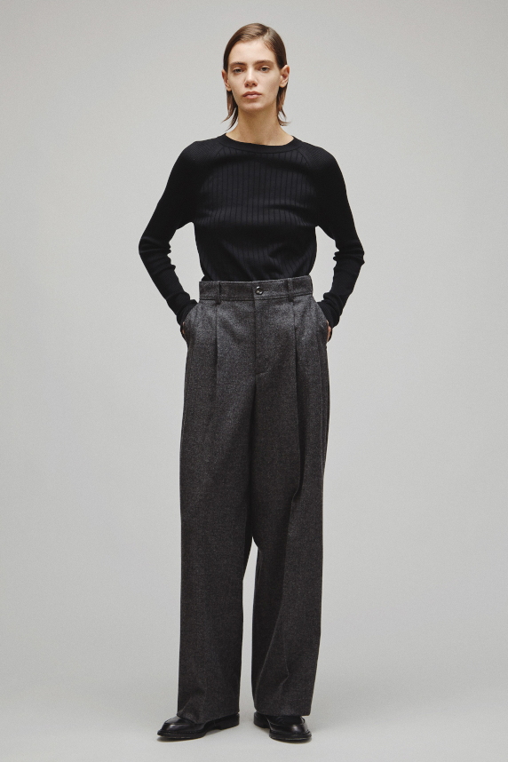 RERACS 2 TUCK WIDE SLACKS