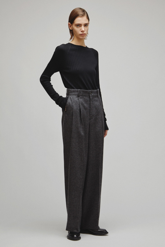 RERACS 2 TUCK WIDE SLACKS