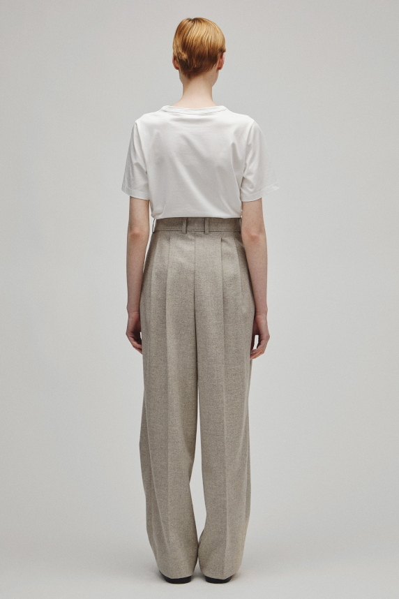 RERACS 2 TUCK WIDE SLACKS