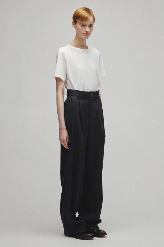 RERACS 2 TUCK WIDE SLACKS