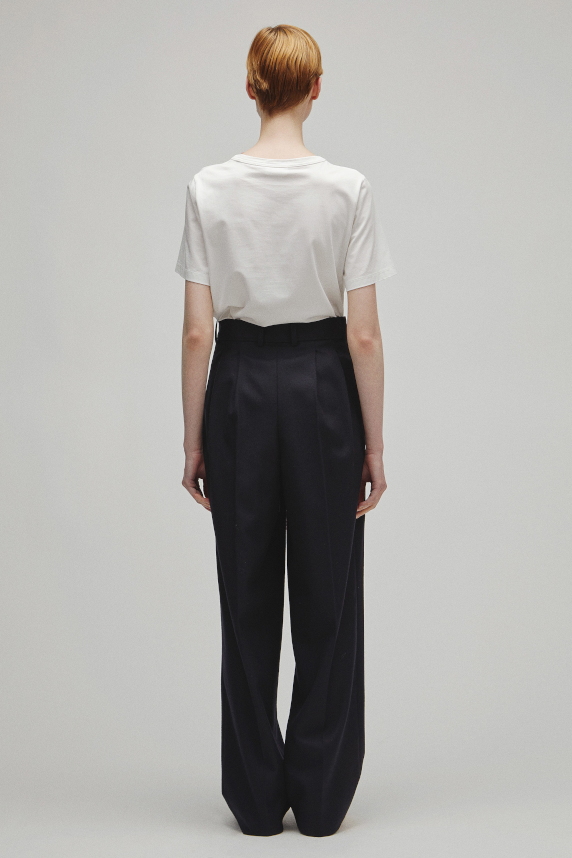 RERACS 2 TUCK WIDE SLACKS