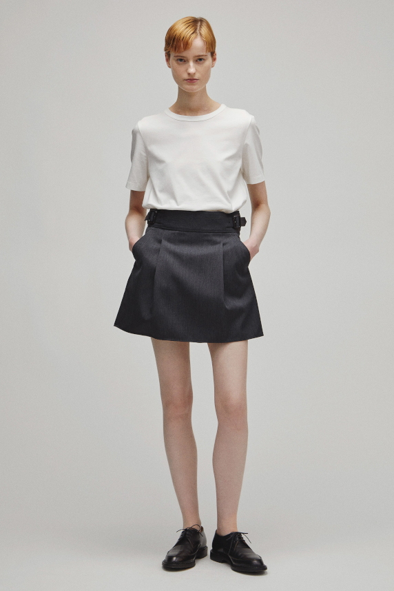 RERACS RAYERED SKIRT SHORTS