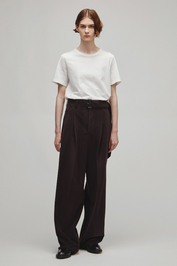 THE BELTED WIDE 5POCKET PANTS