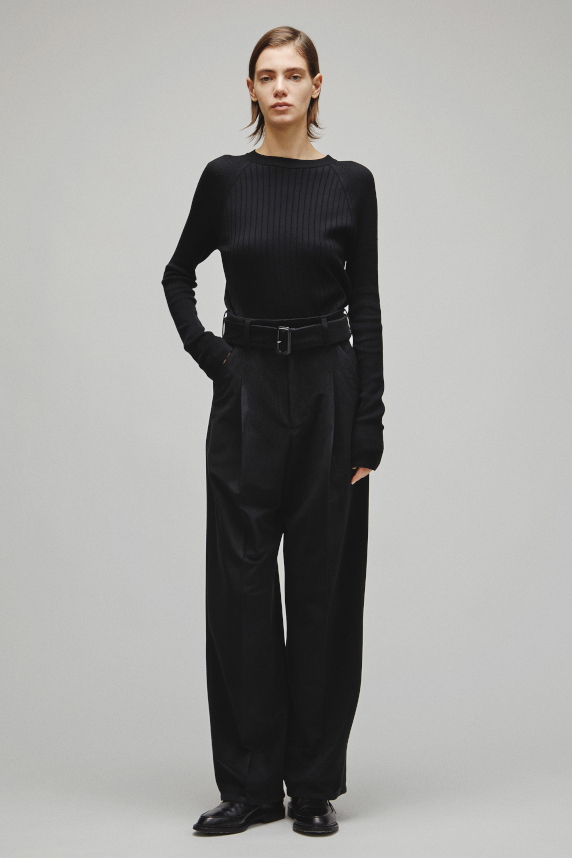 THE BELTED WIDE 5POCKET PANTS