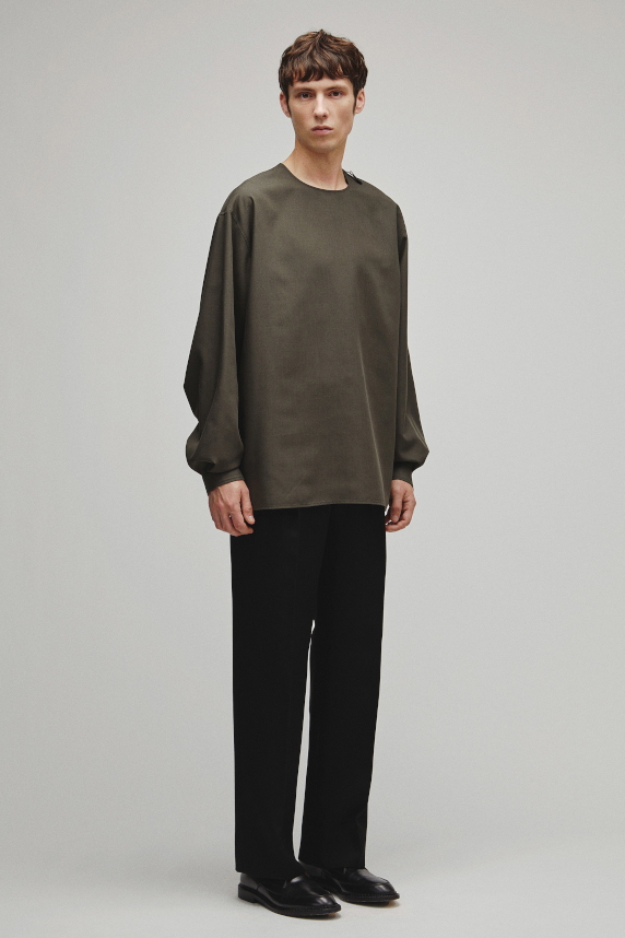 THE SIDE ZIP PULLOVER SHIRT